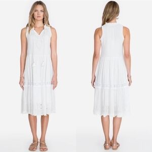 Johnny Was Jade Tiered Dress NWOT